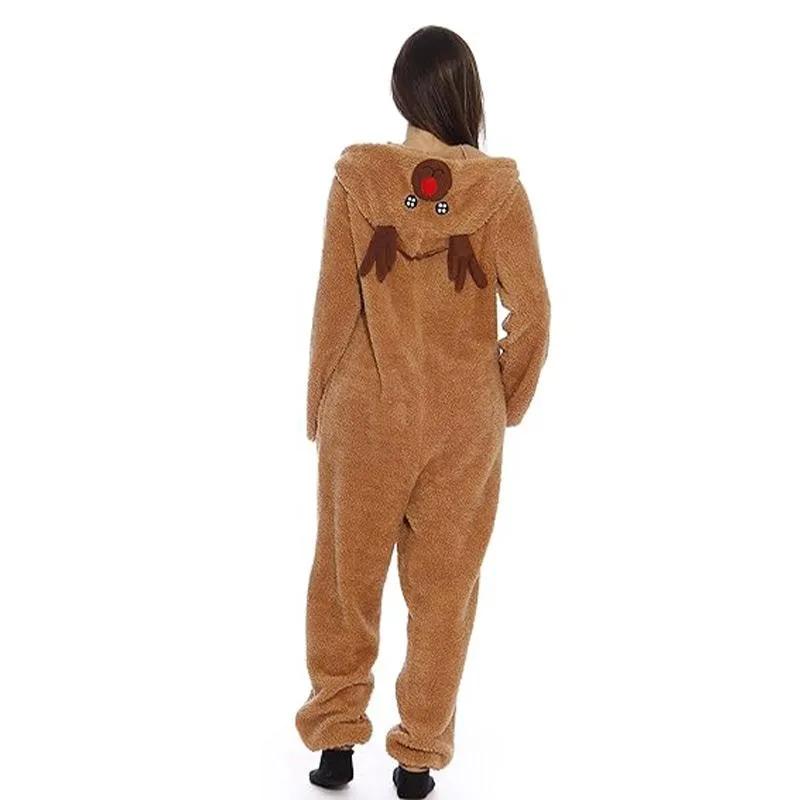 Adult Reindeer Onesie Cosplay Costume
