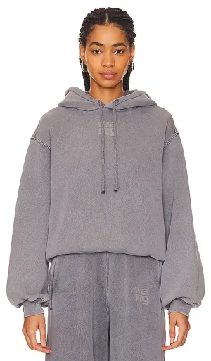 Alexander Wang Essential Hoodie in Grey