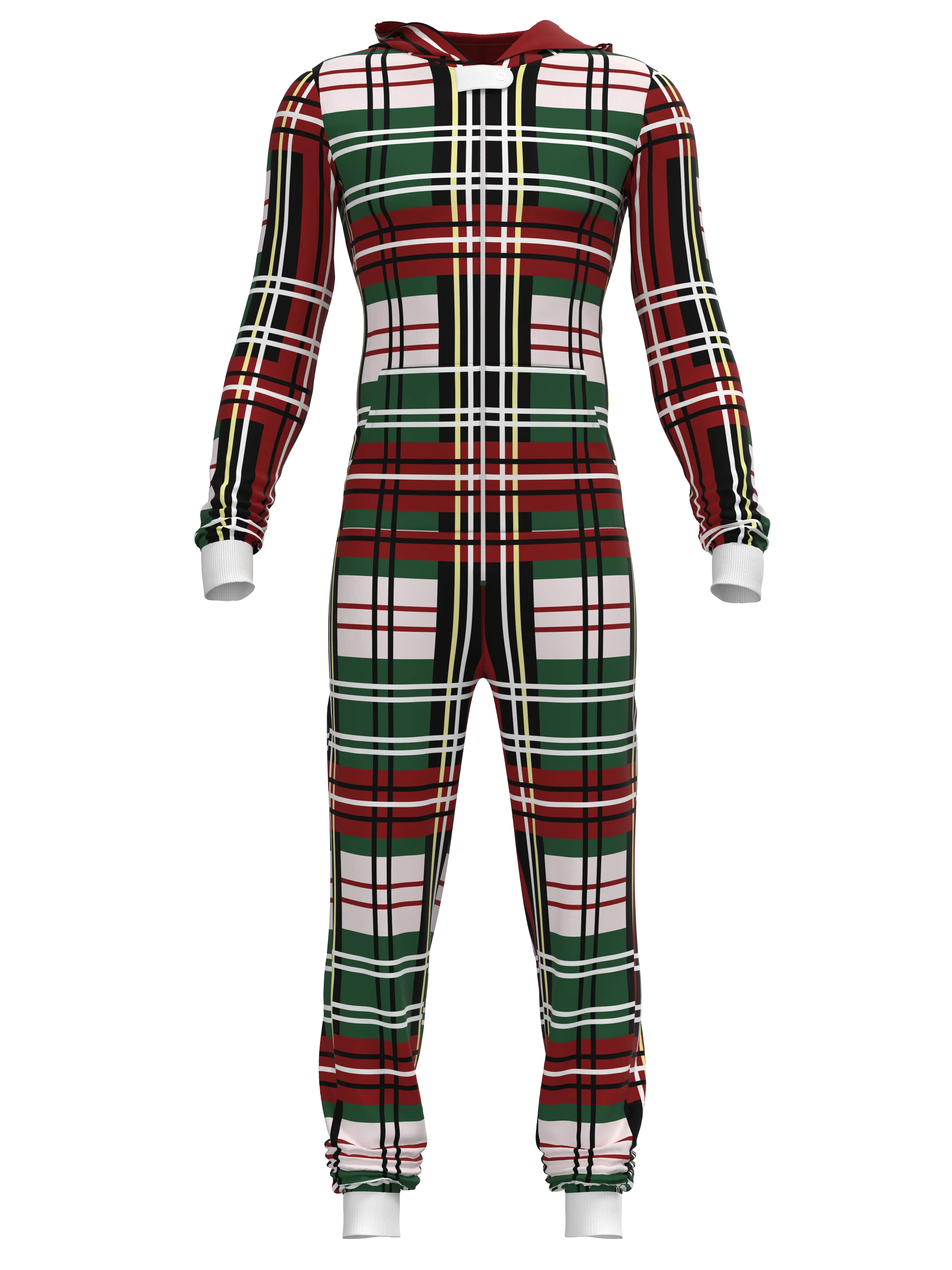 Christmas Plaid Onesie (Men)