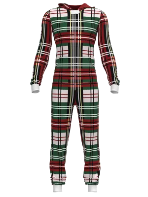 Christmas Plaid Onesie (Men)