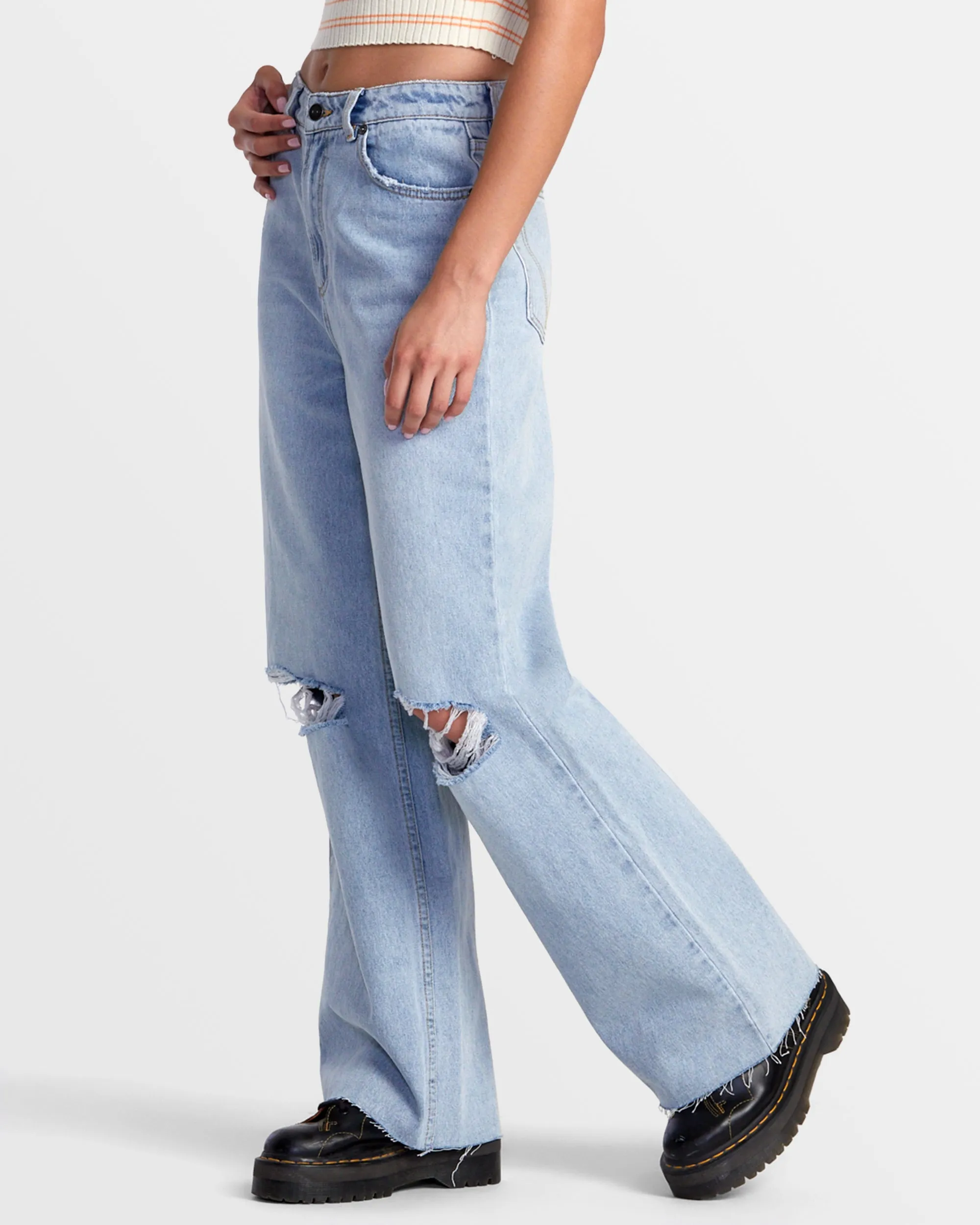 Coco Denim Jeans - Bleached Indigo
