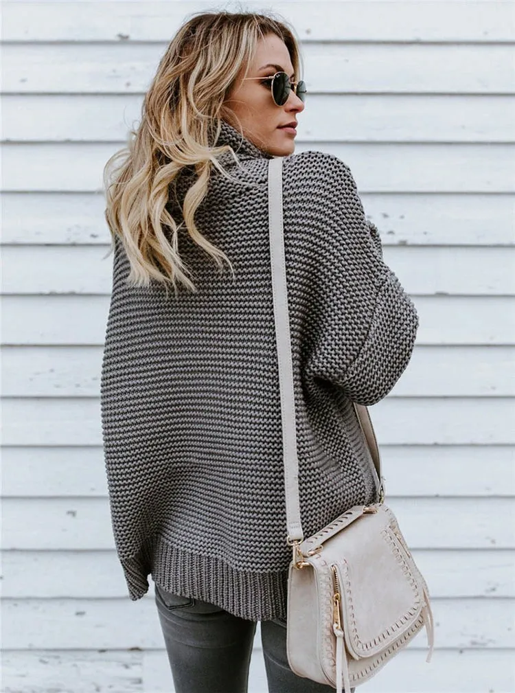 Cuddle time Oversized turtleneck sweater