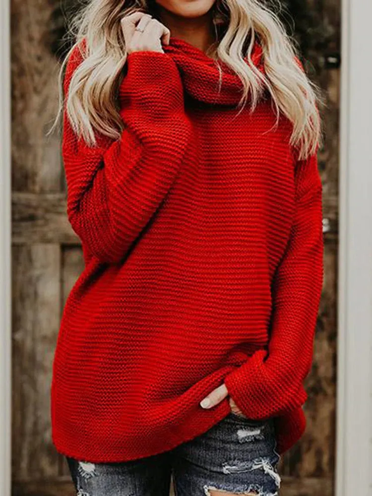 Cuddle time Oversized turtleneck sweater