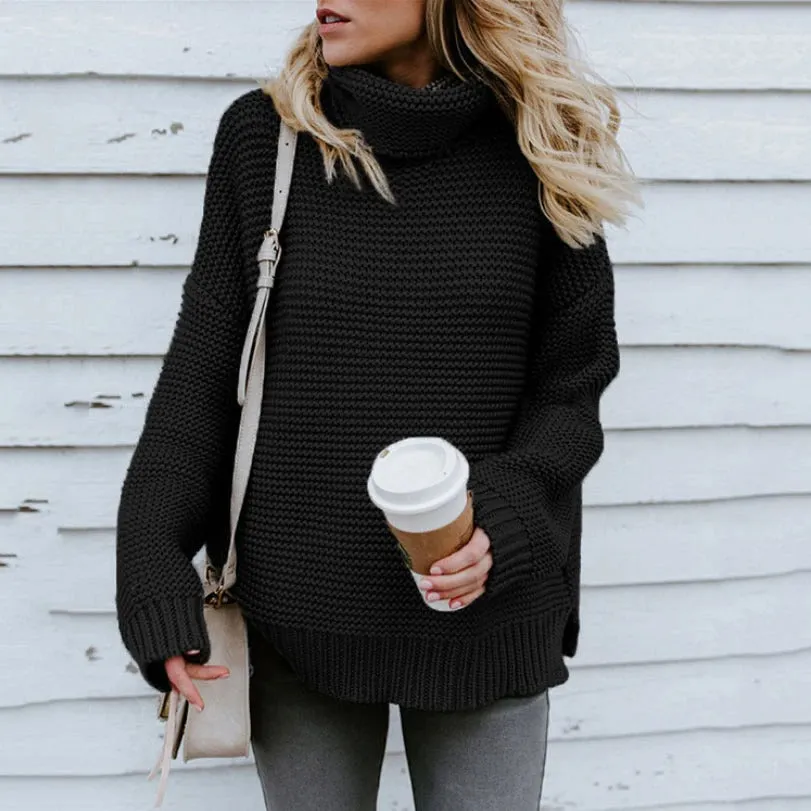Cuddle time Oversized turtleneck sweater