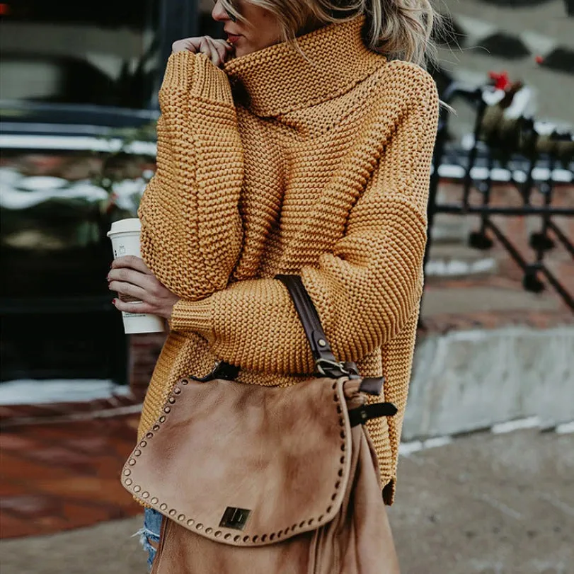 Cuddle time Oversized turtleneck sweater