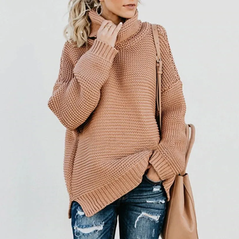 Cuddle time Oversized turtleneck sweater