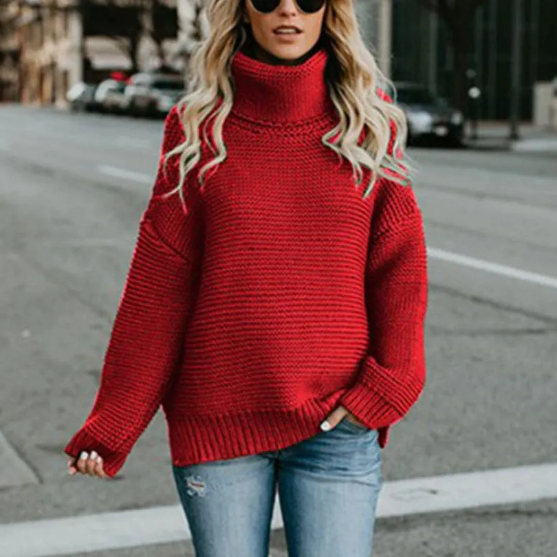 Cuddle time Oversized turtleneck sweater