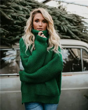 Cuddle time Oversized turtleneck sweater