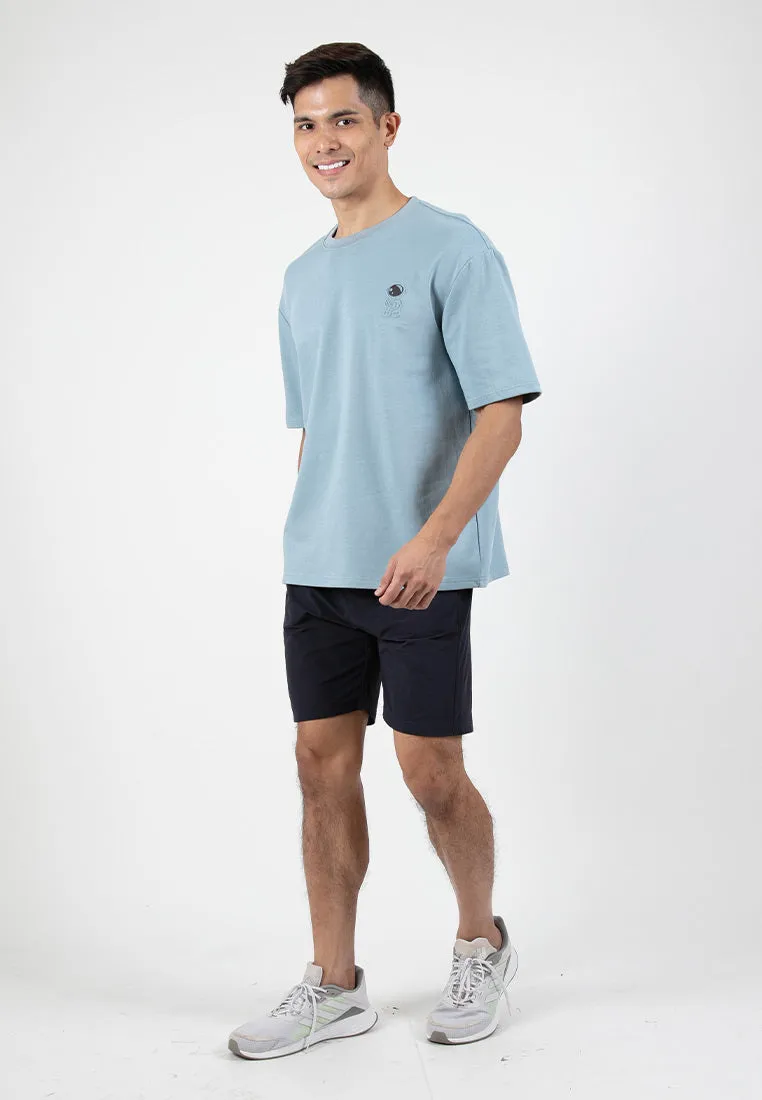 Forest Heavy Weight Cotton Oversized Round Neck Tee Men Casual | Baju T Shirt Lelaki - 621383