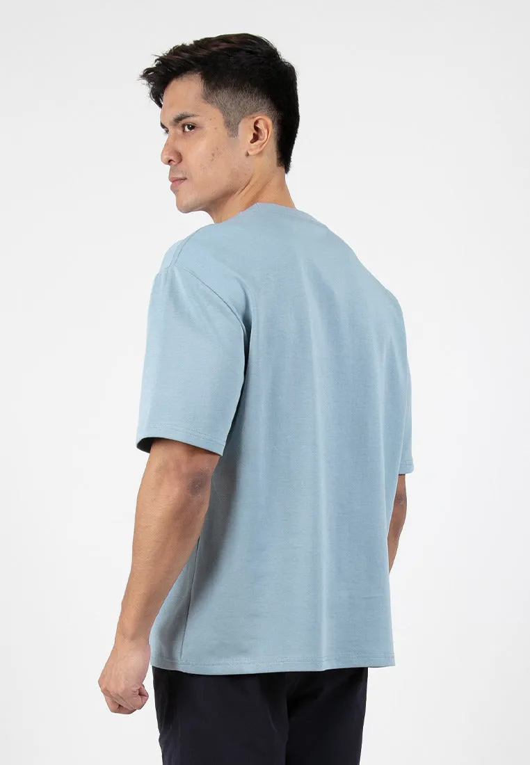 Forest Heavy Weight Cotton Oversized Round Neck Tee Men Casual | Baju T Shirt Lelaki - 621383