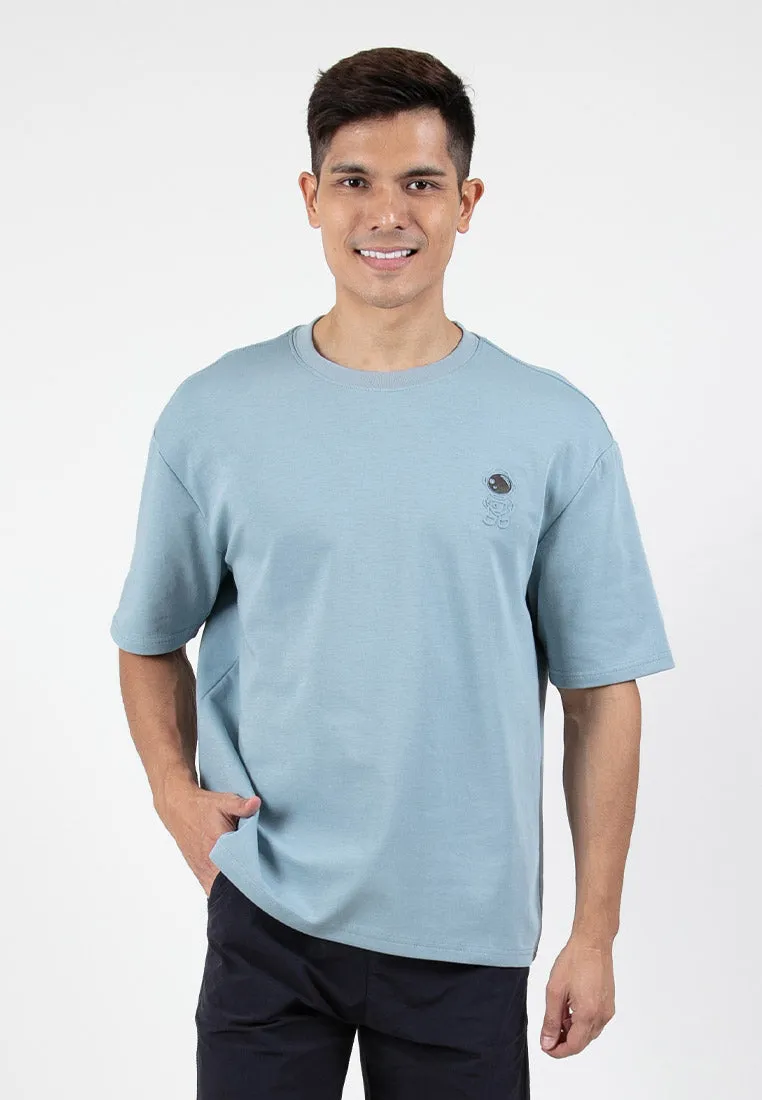 Forest Heavy Weight Cotton Oversized Round Neck Tee Men Casual | Baju T Shirt Lelaki - 621383