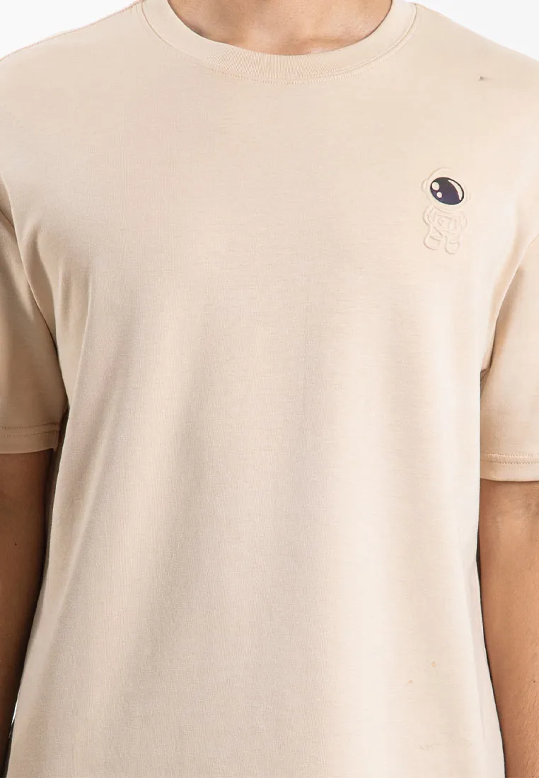 Forest Heavy Weight Cotton Oversized Round Neck Tee Men Casual | Baju T Shirt Lelaki - 621383