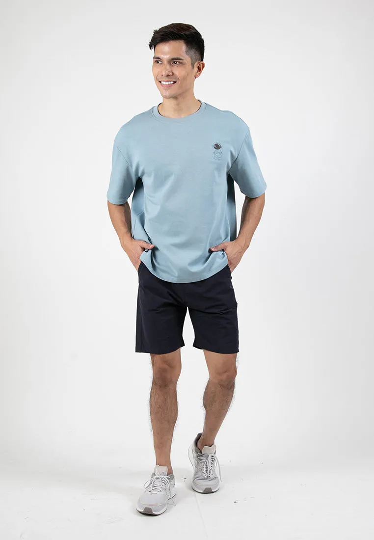 Forest Heavy Weight Cotton Oversized Round Neck Tee Men Casual | Baju T Shirt Lelaki - 621383