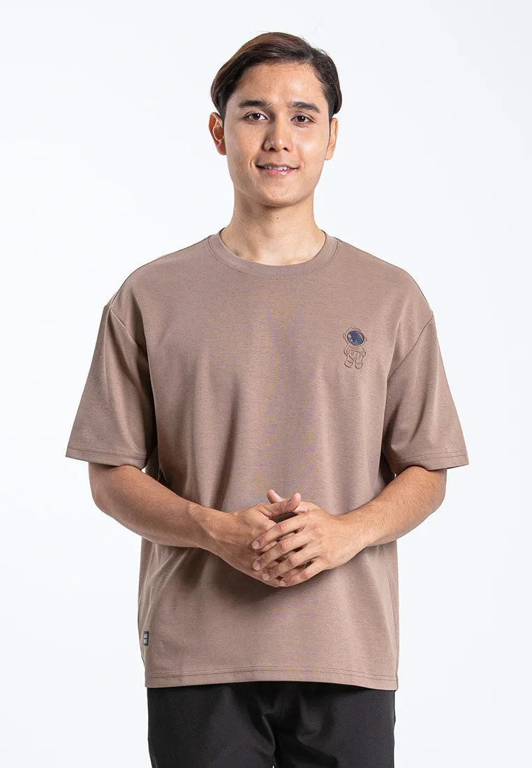 Forest Heavy Weight Cotton Oversized Round Neck Tee Men Casual | Baju T Shirt Lelaki - 621383