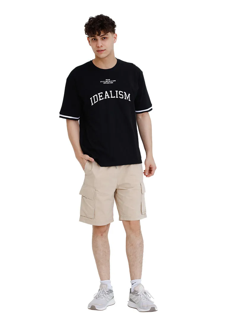 Forest Oversized Premium Cotton Short Sleeve Round Neck T-Shirt Men Casual Tee | Baju Lengan Pendek Lelaki - 621415