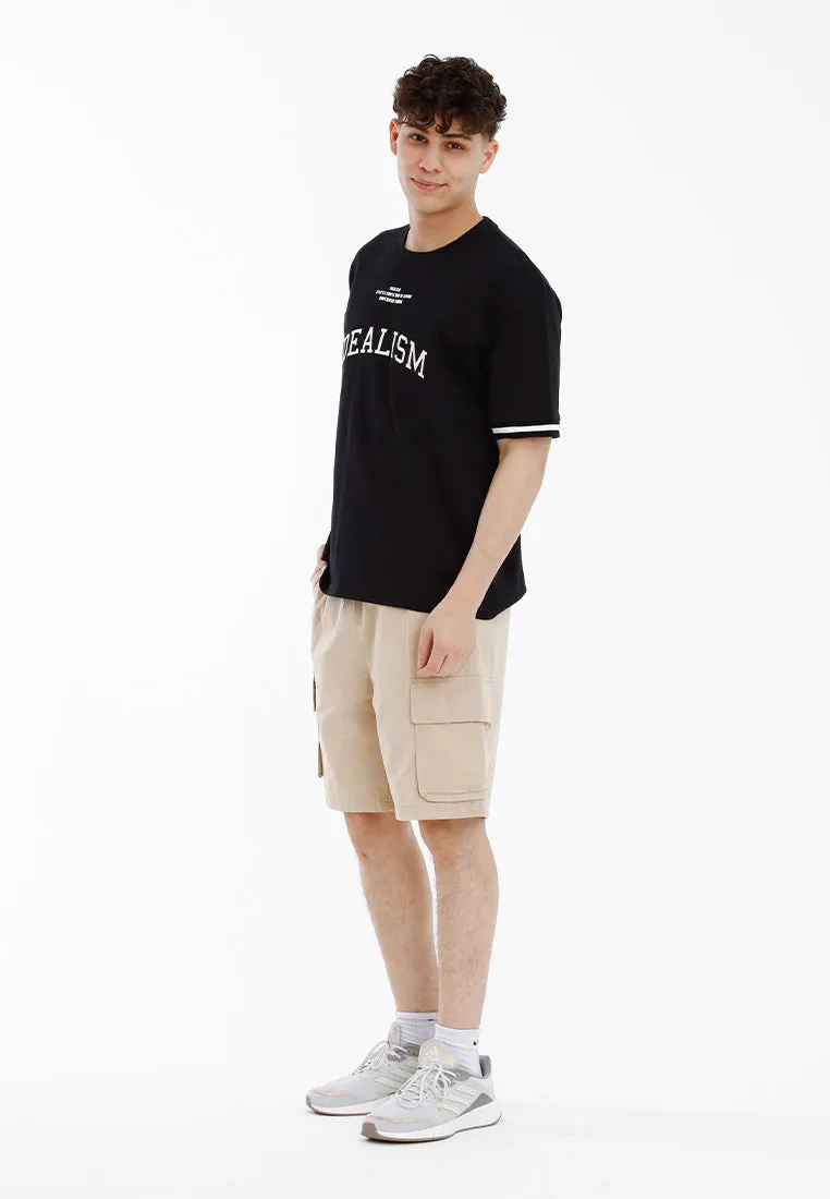 Forest Oversized Premium Cotton Short Sleeve Round Neck T-Shirt Men Casual Tee | Baju Lengan Pendek Lelaki - 621415