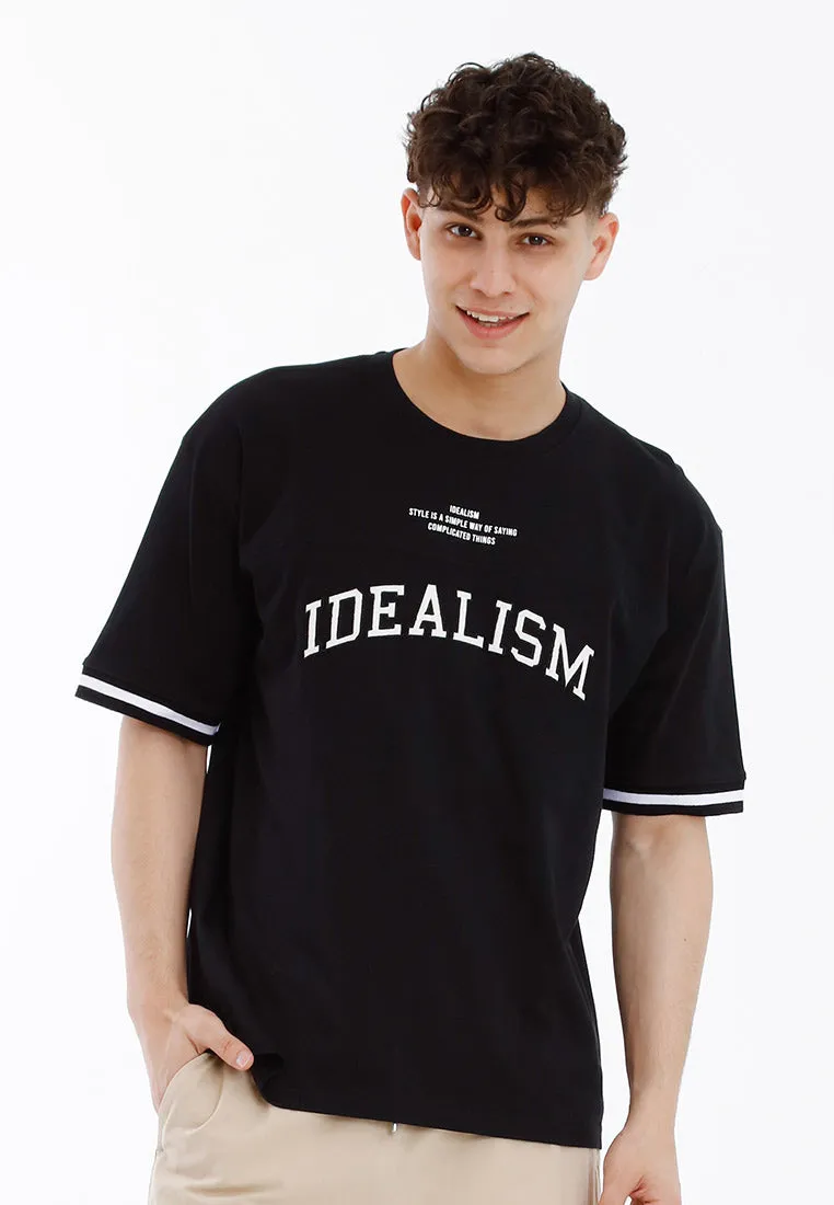 Forest Oversized Premium Cotton Short Sleeve Round Neck T-Shirt Men Casual Tee | Baju Lengan Pendek Lelaki - 621415