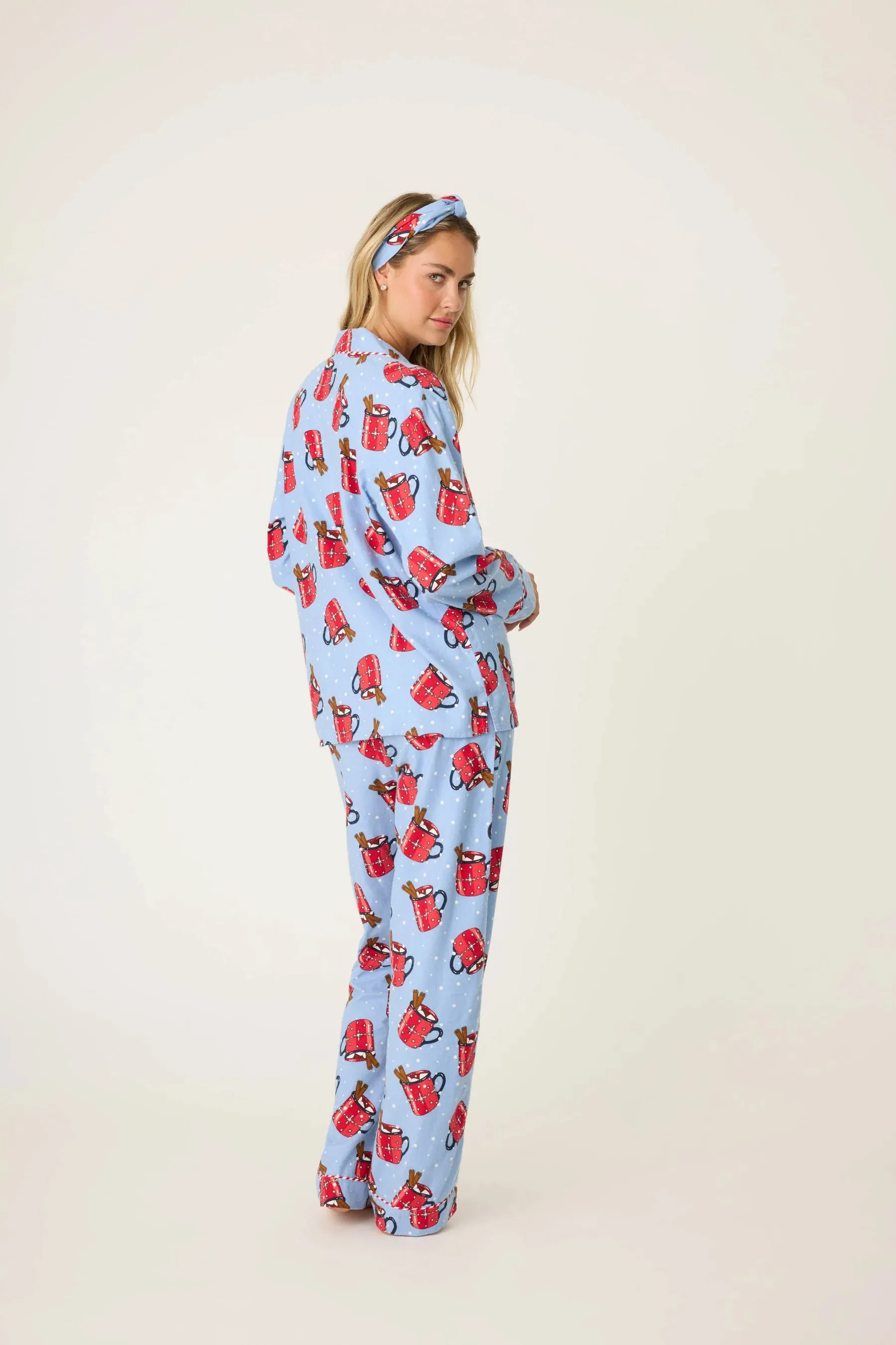 Hug in a Mug Flannel Pajama Set