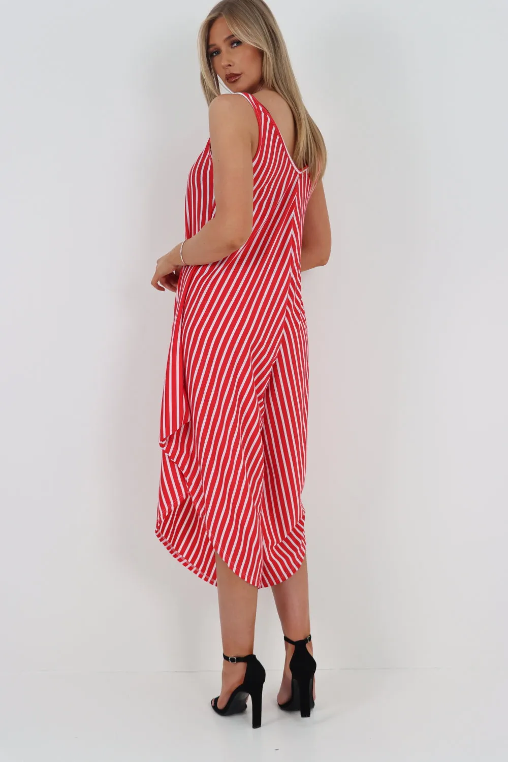 Italian Stripe Pattern Jumpsuit