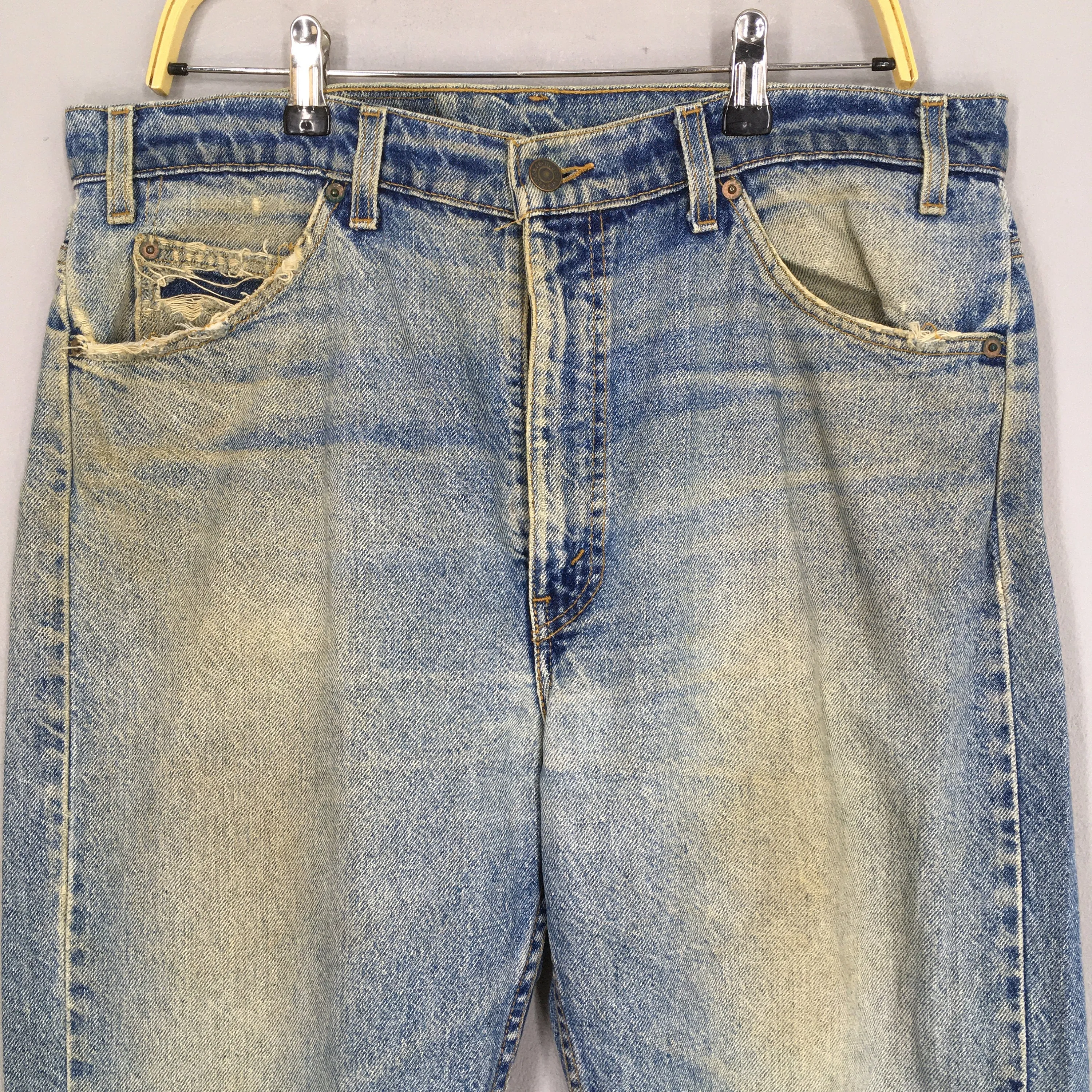 Levi's 505 Relaxed Fit Jeans Zipper Jeans Size 35x27.5