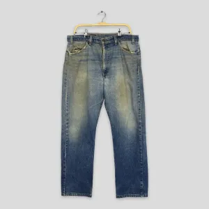 Levi's 505 Relaxed Fit Jeans Zipper Jeans Size 35x27.5