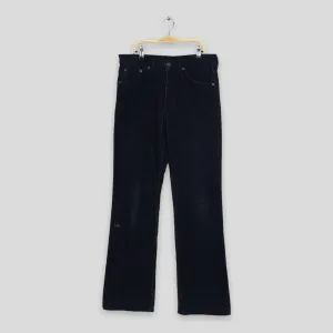 Levi's 517 Dark Blue Corduroy Bootcut Pants Size 29x31