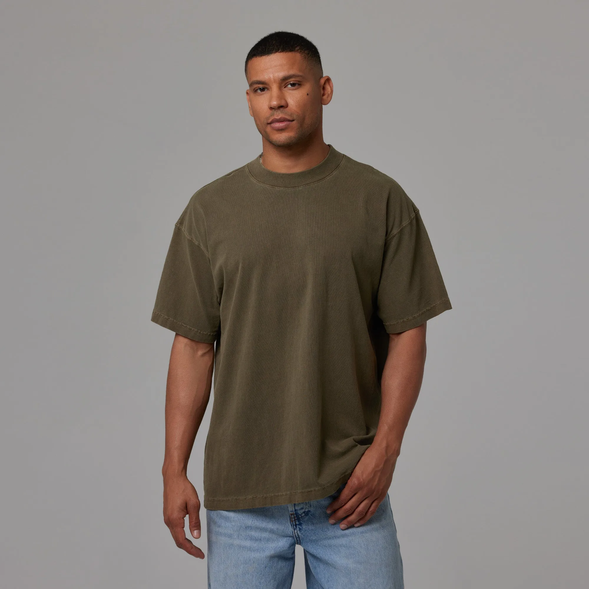 MENS MOCK NECK TEE 9 PACK