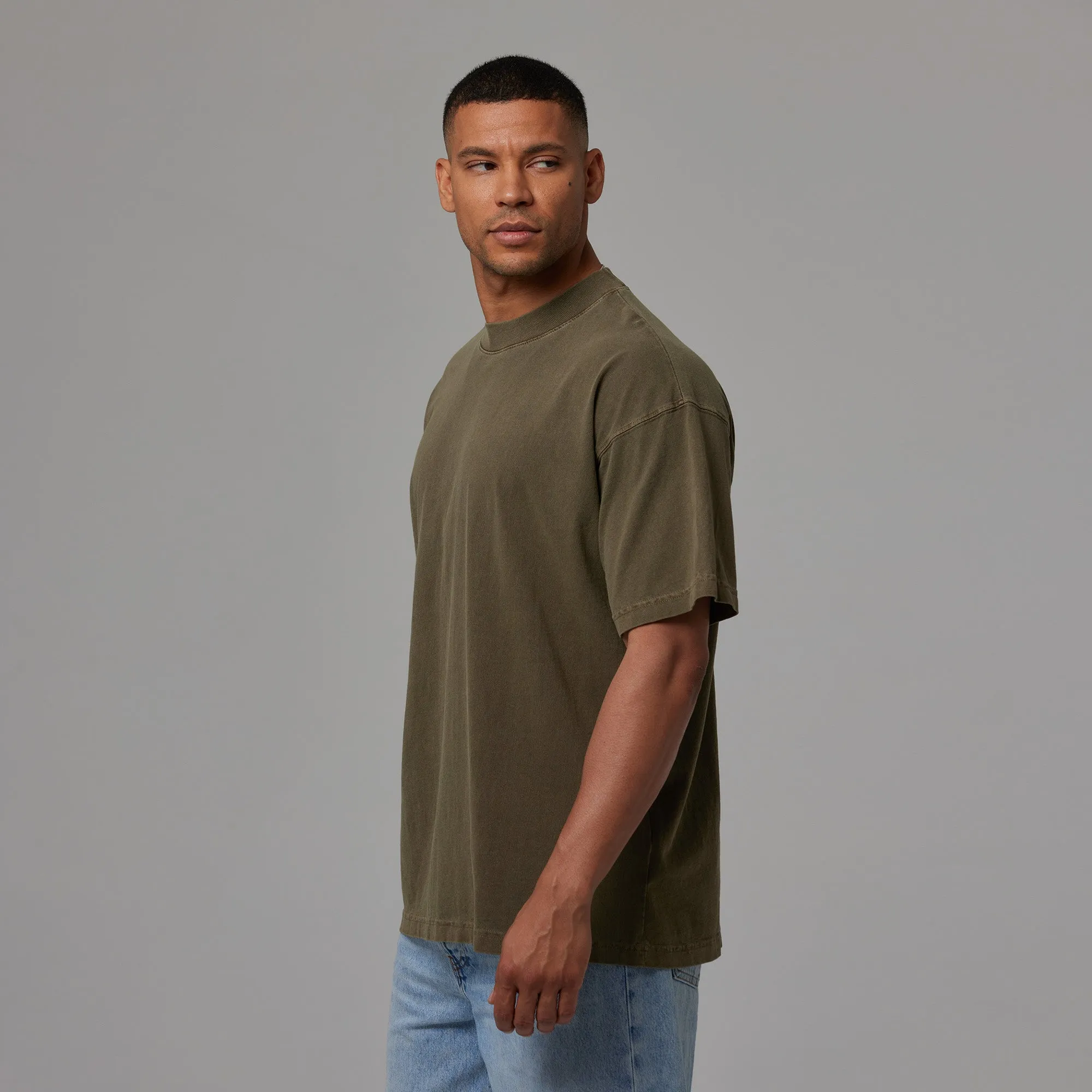 MENS MOCK NECK TEE