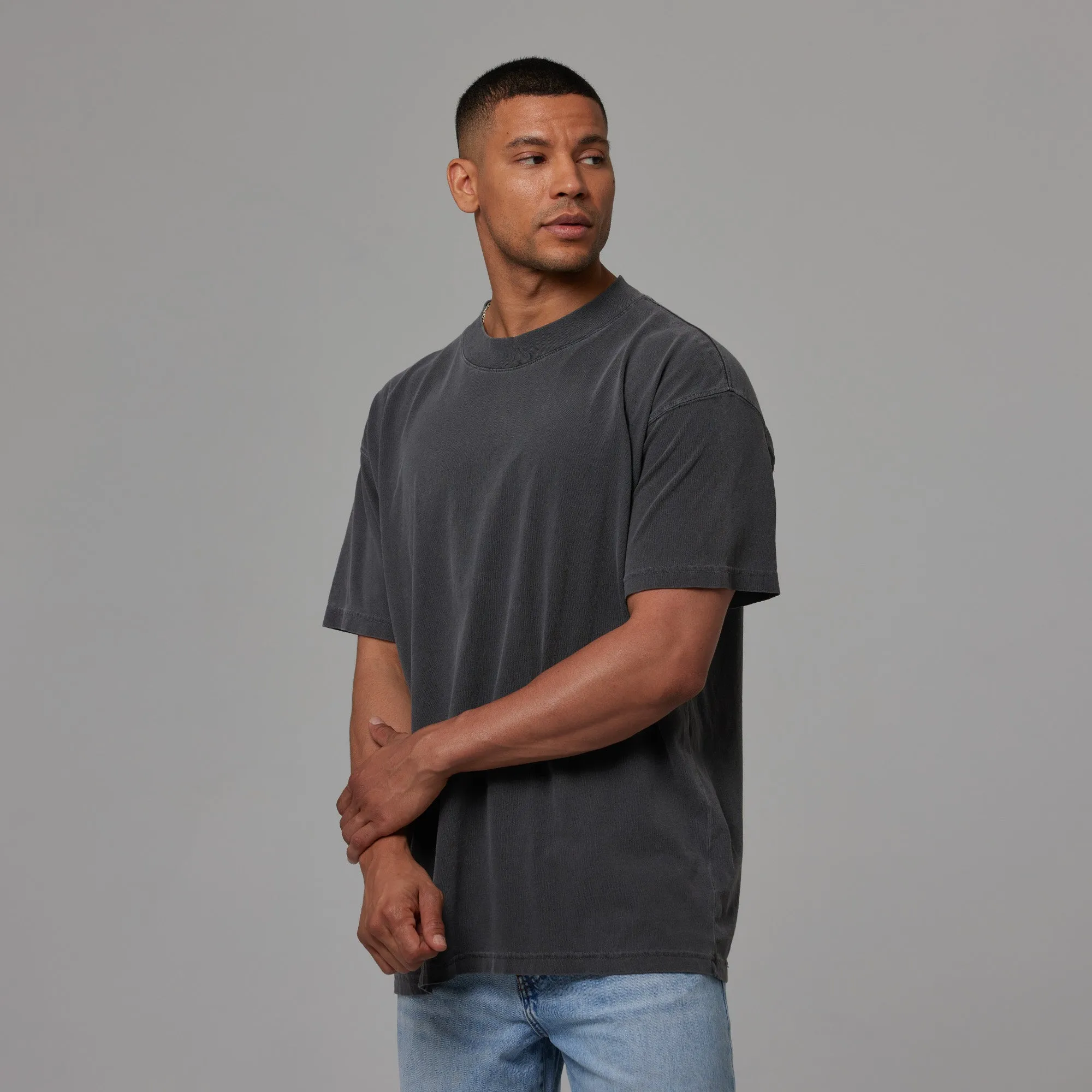 MENS MOCK NECK TEE