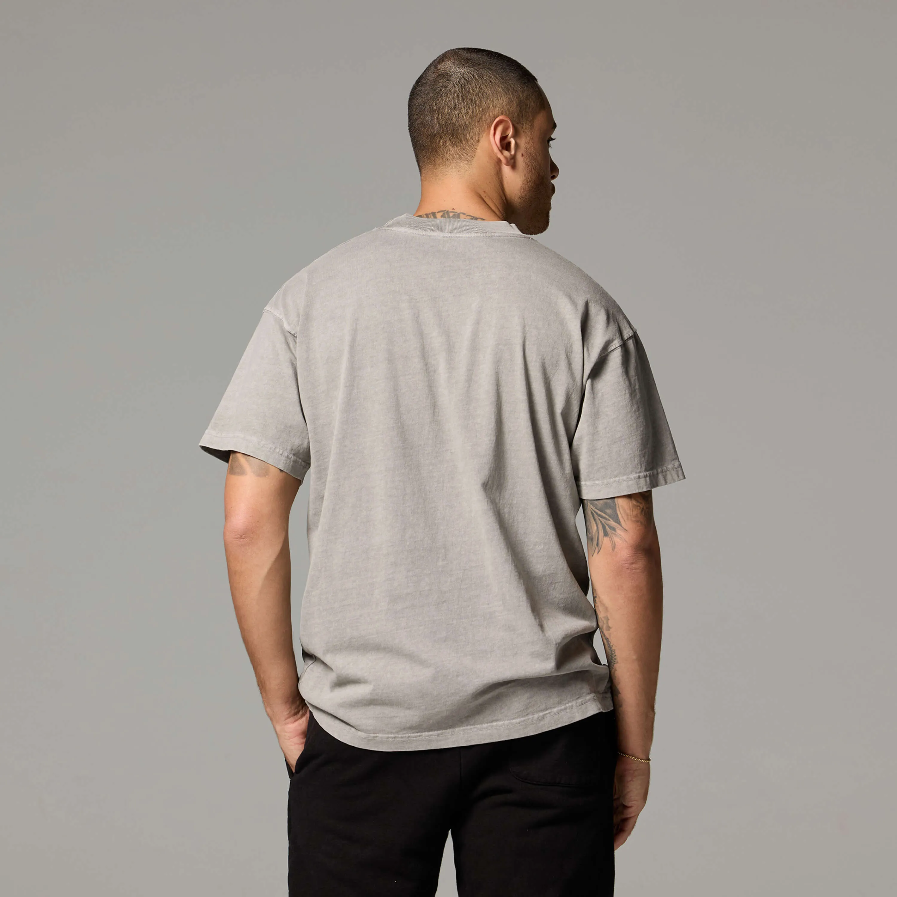MENS MOCK NECK TEE