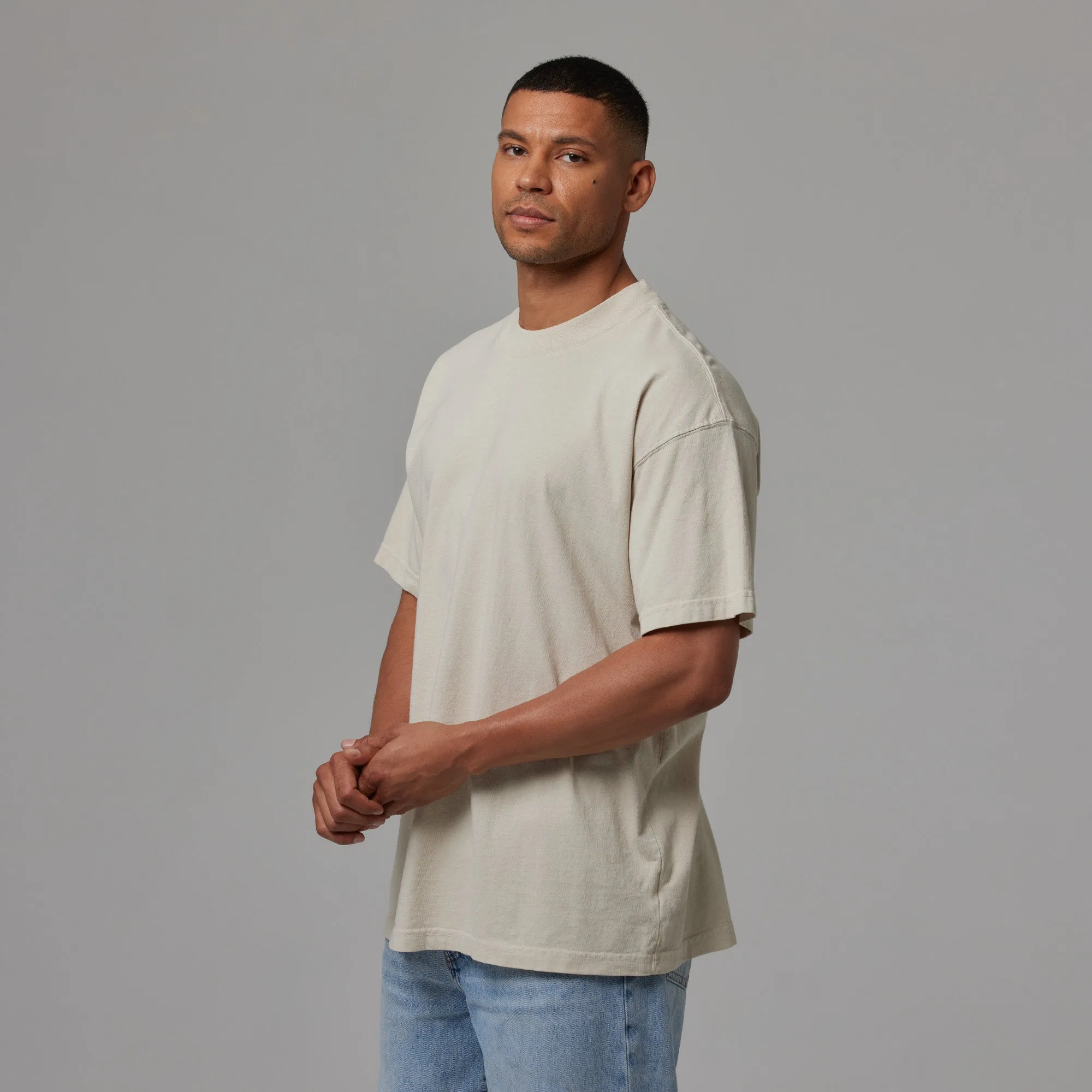 MENS MOCK NECK TEE