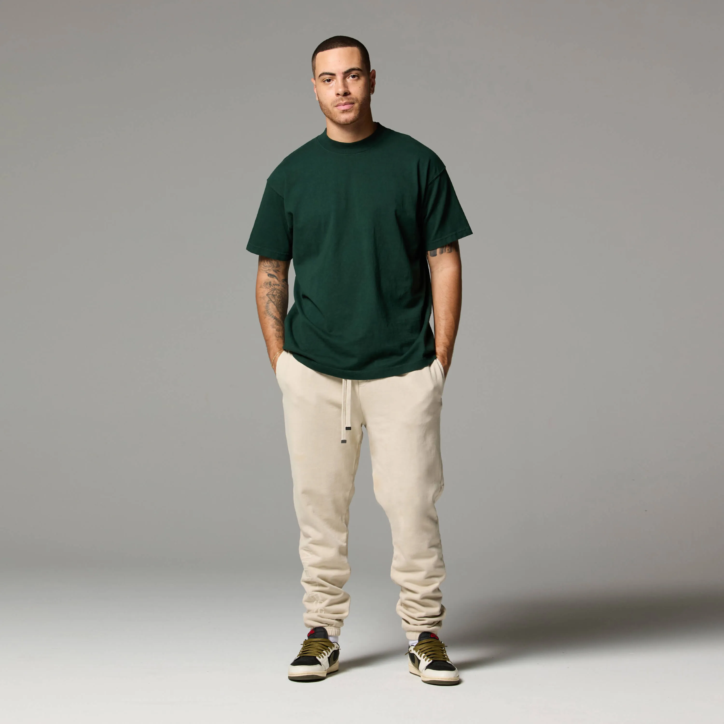 MENS MOCK NECK TEE