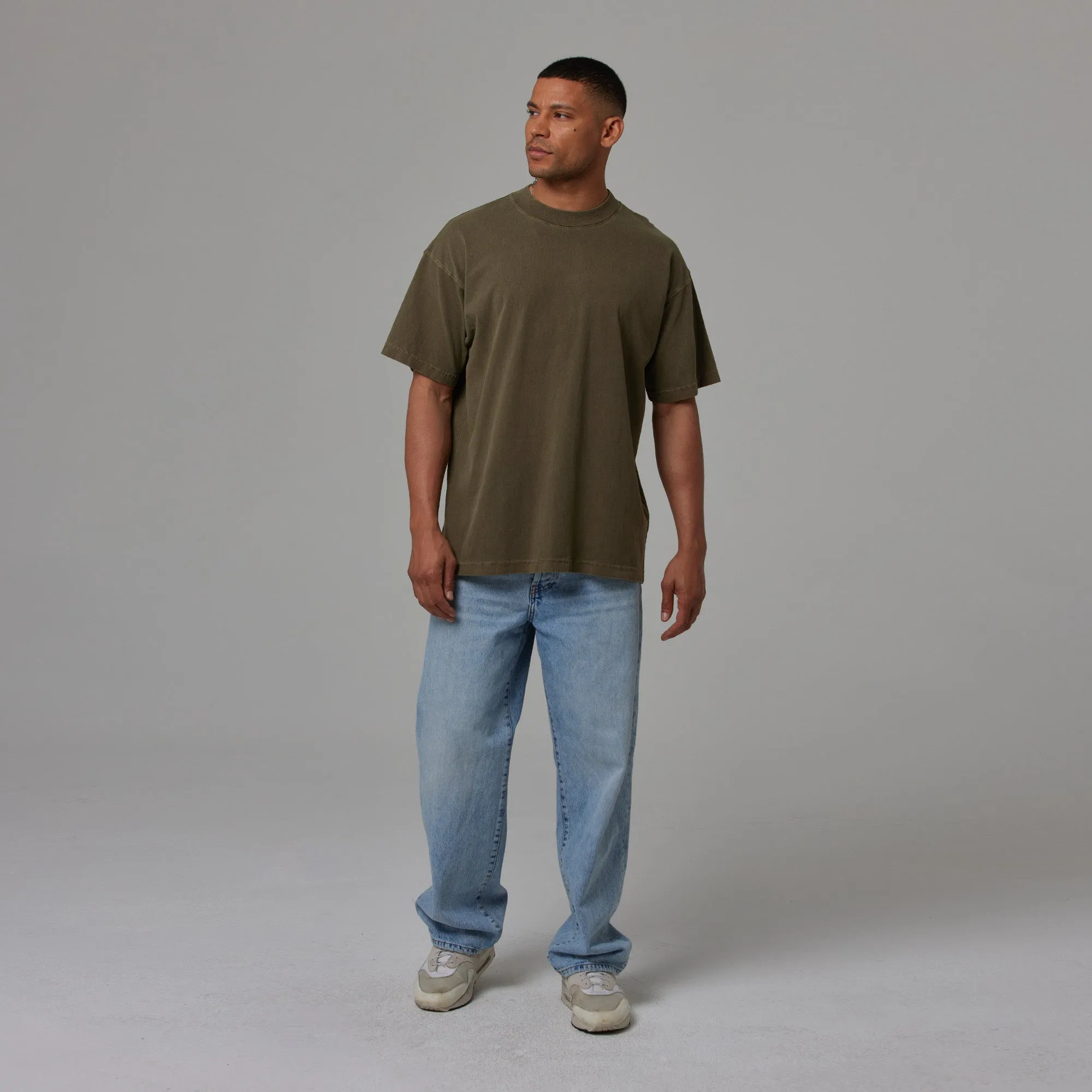 MENS MOCK NECK TEE