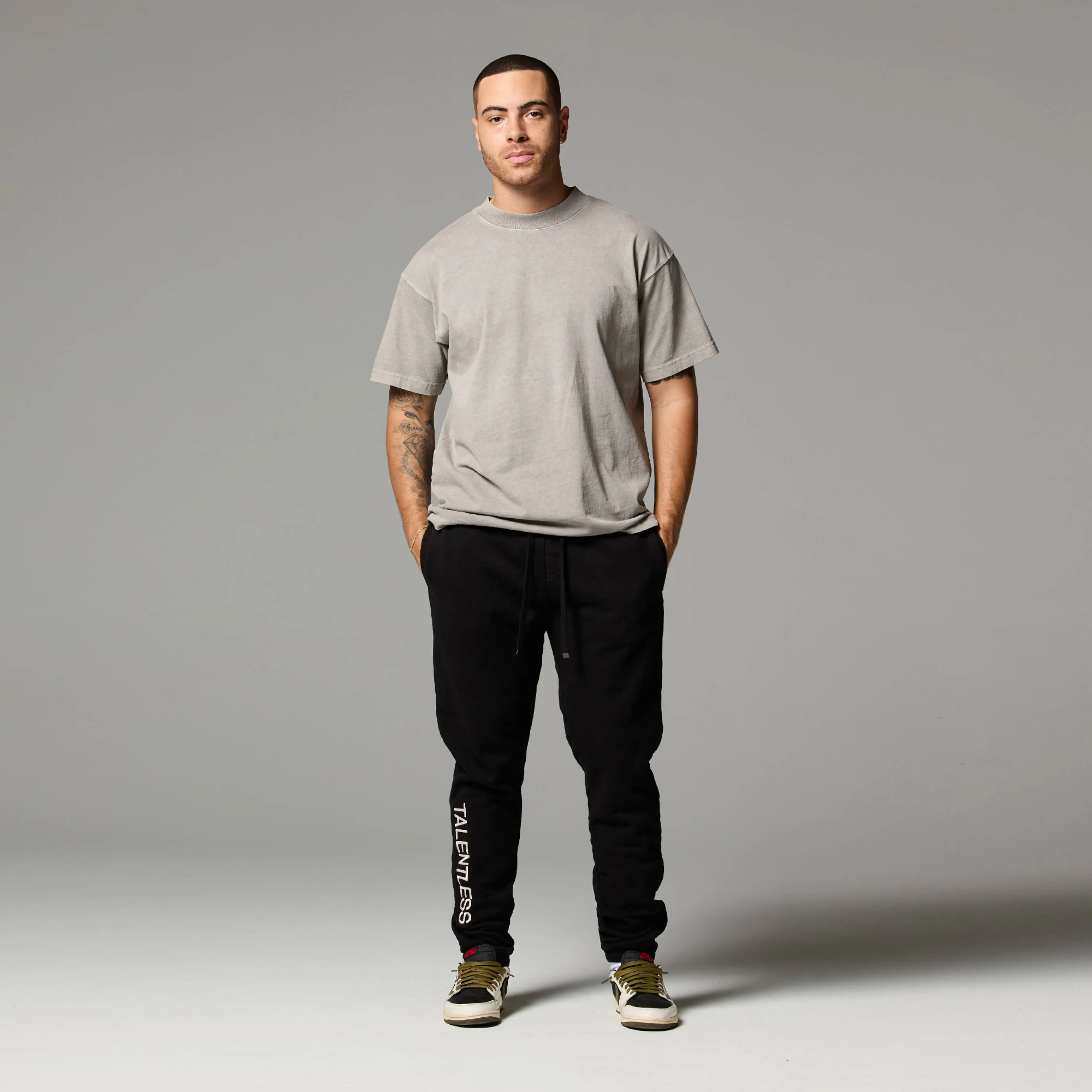 MENS MOCK NECK TEE