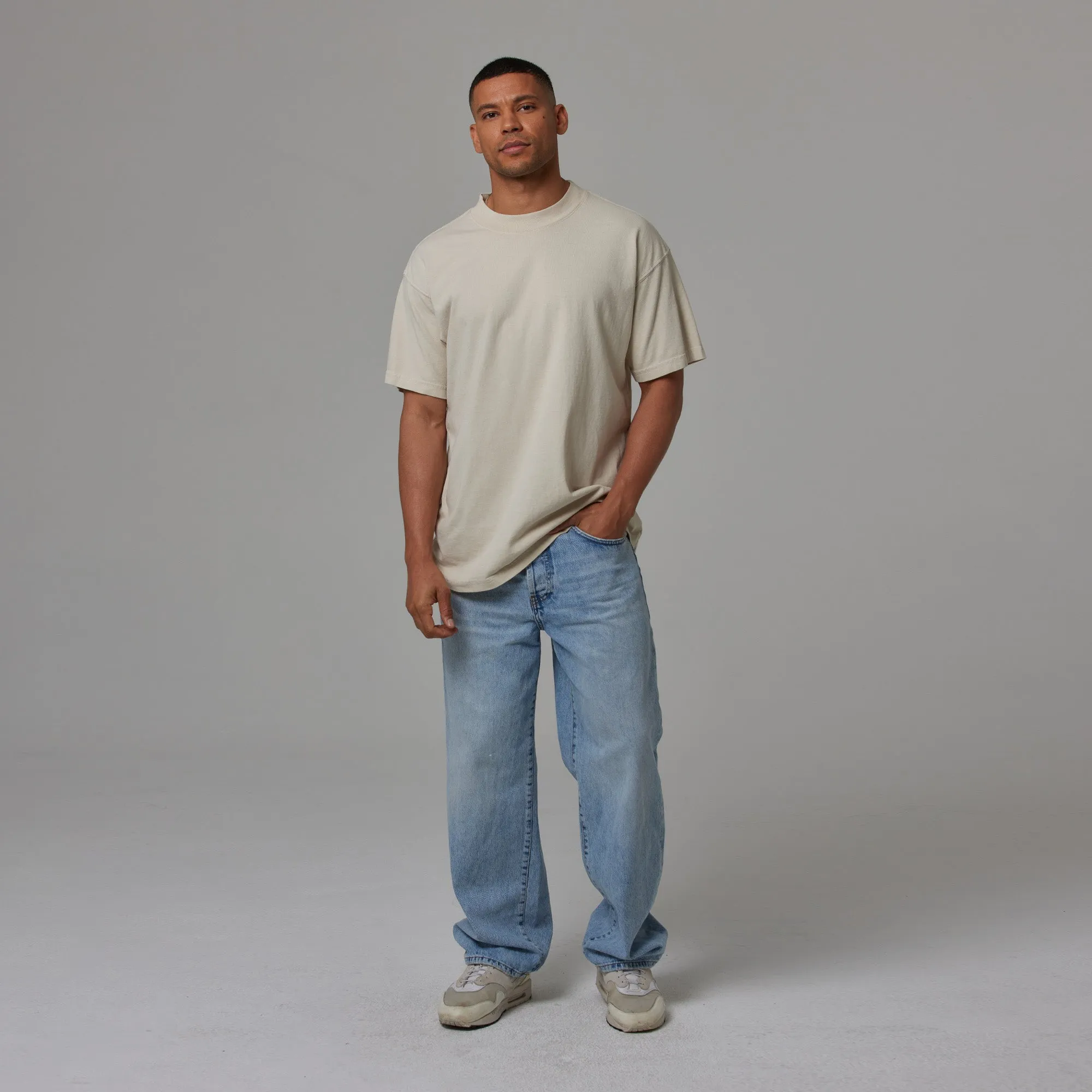 MENS MOCK NECK TEE