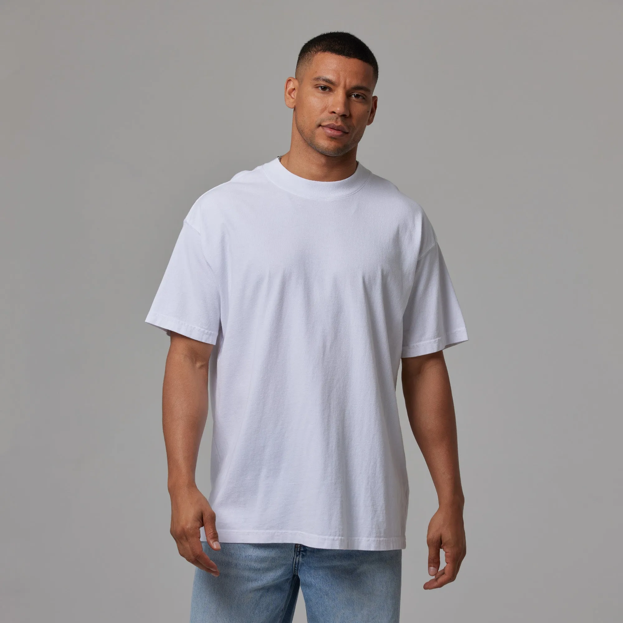 MENS MOCK NECK TEE