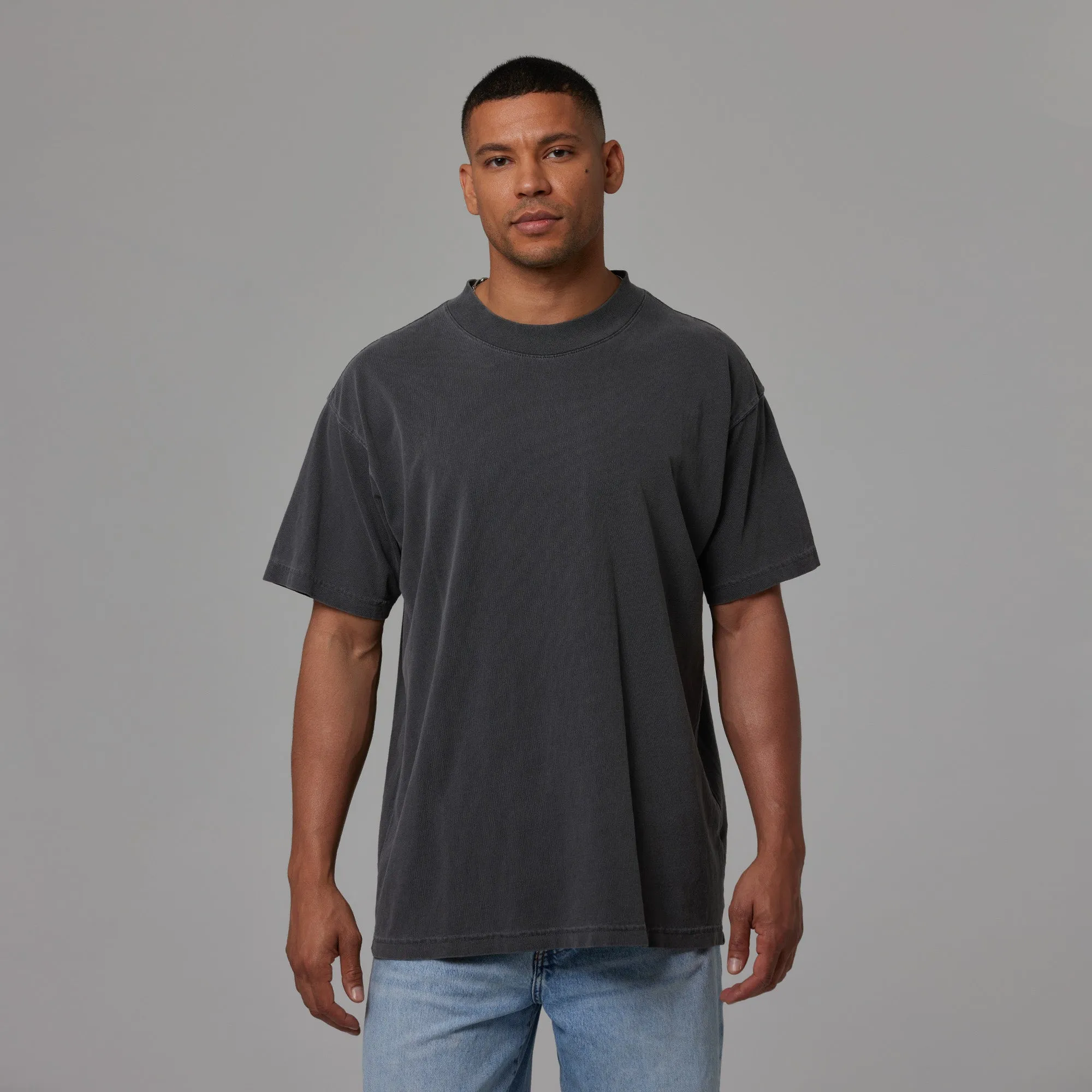 MENS MOCK NECK TEE