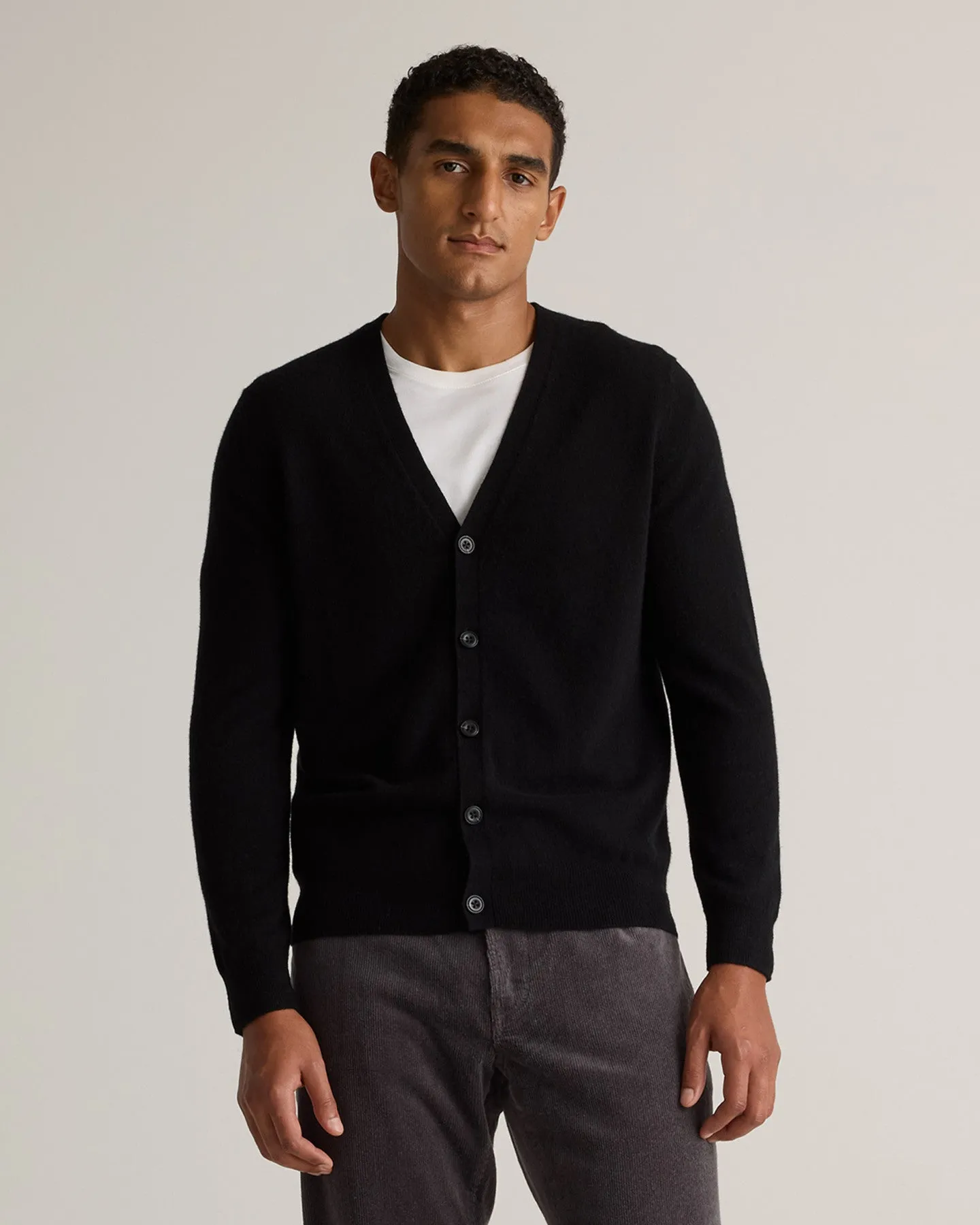 Mongolian Cashmere Cardigan Sweater