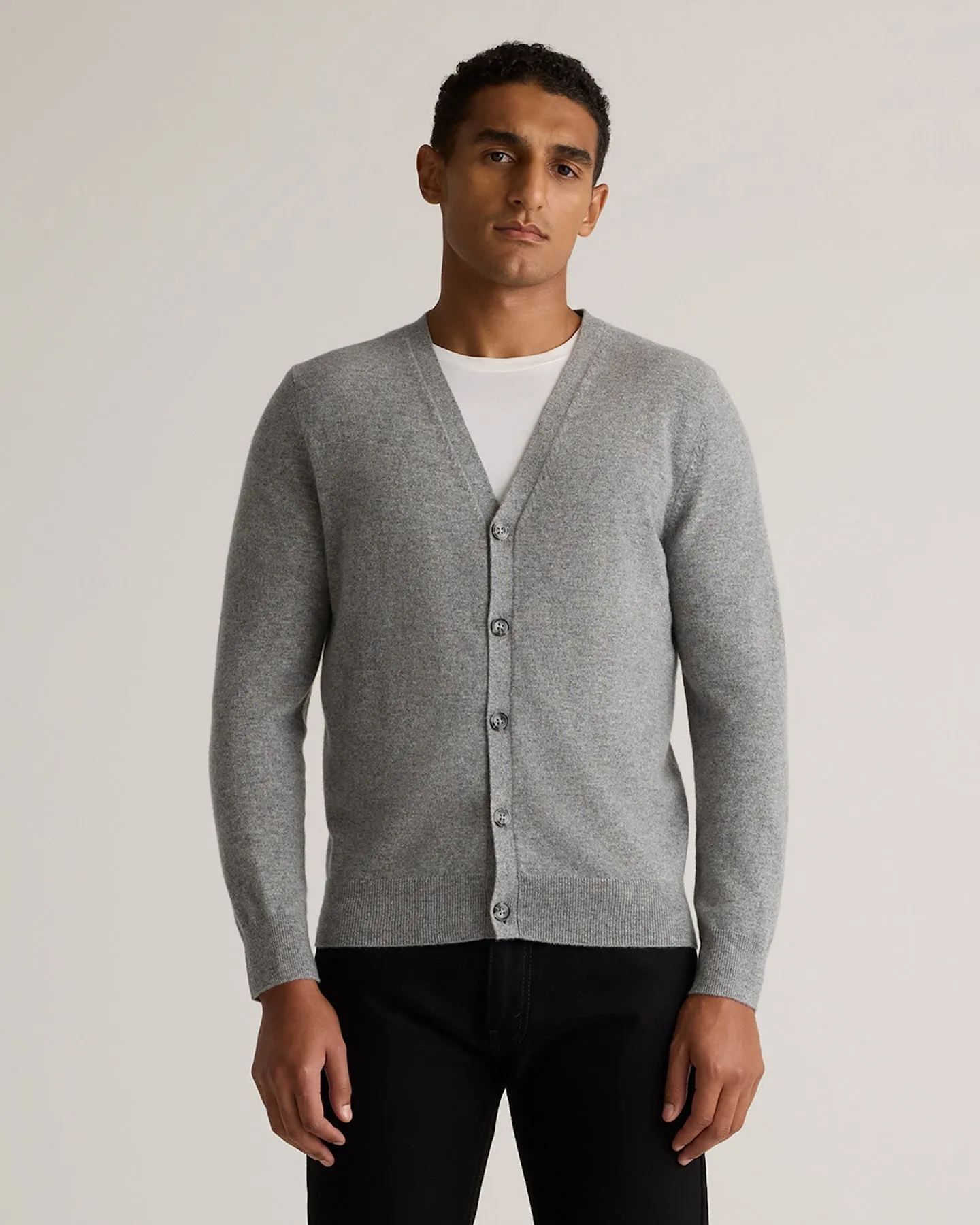Mongolian Cashmere Cardigan Sweater