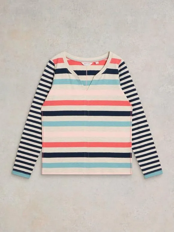 Nelly Stripe Long Sleeve Tee