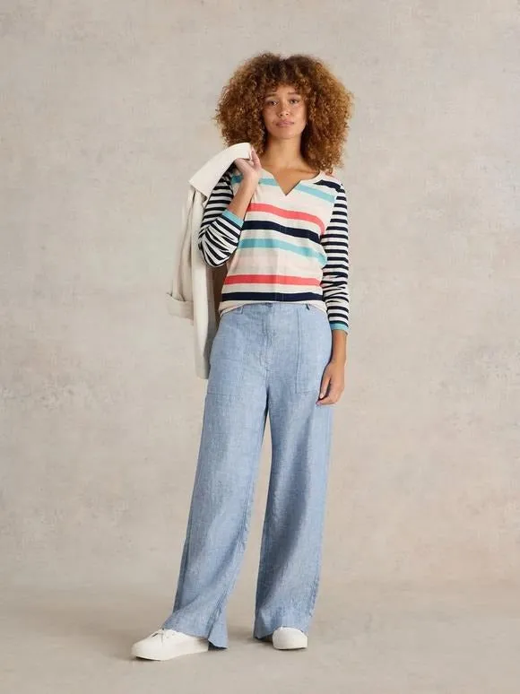 Nelly Stripe Long Sleeve Tee
