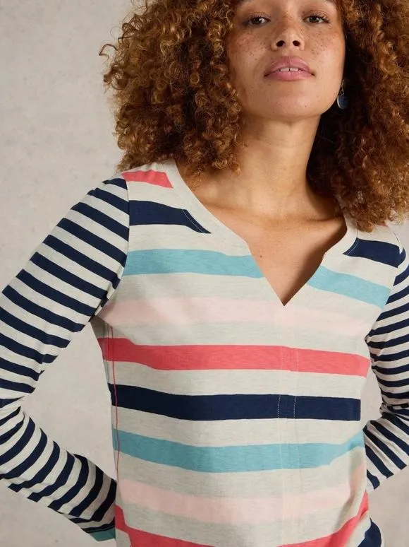 Nelly Stripe Long Sleeve Tee