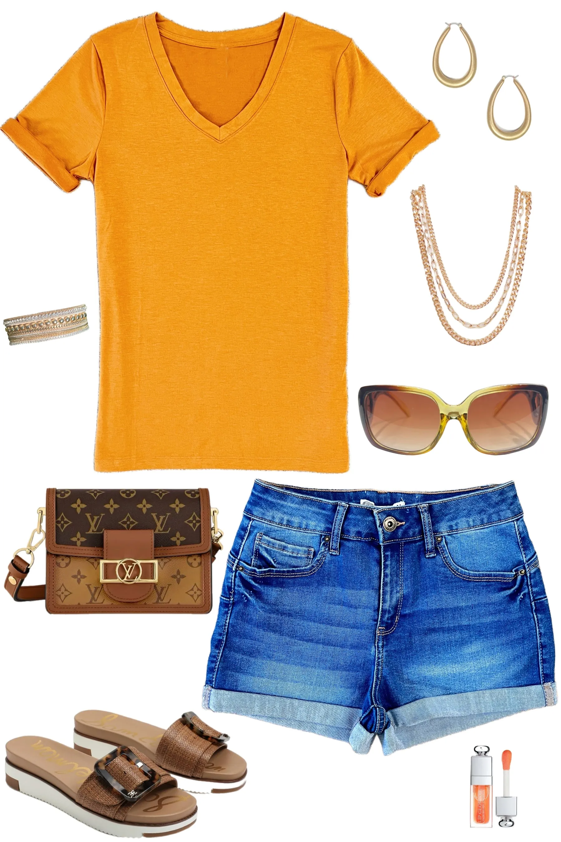 Not Your Boyfriends Tee - Mustard