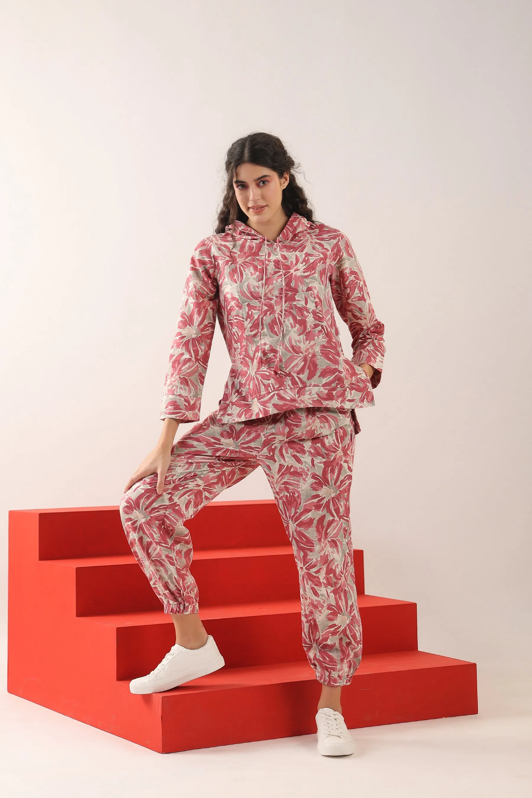 Nutmeg Cotton Flex Hoodie Set