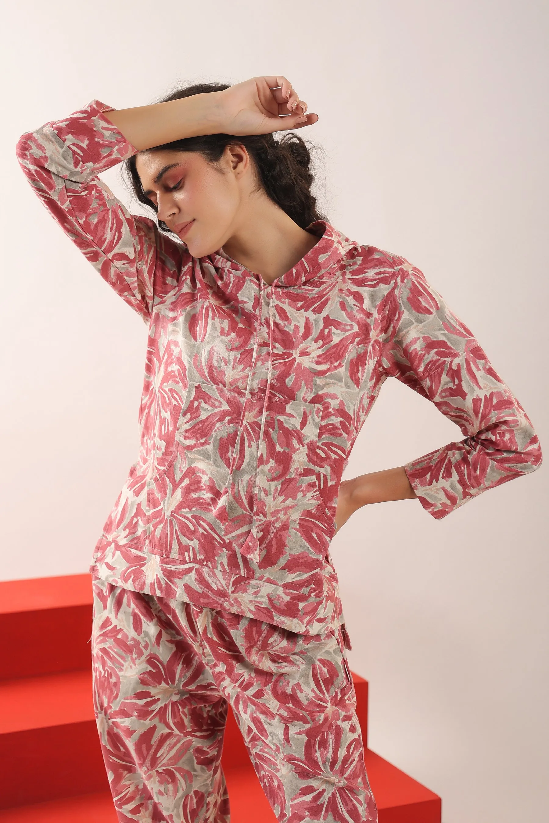 Nutmeg Cotton Flex Hoodie Set