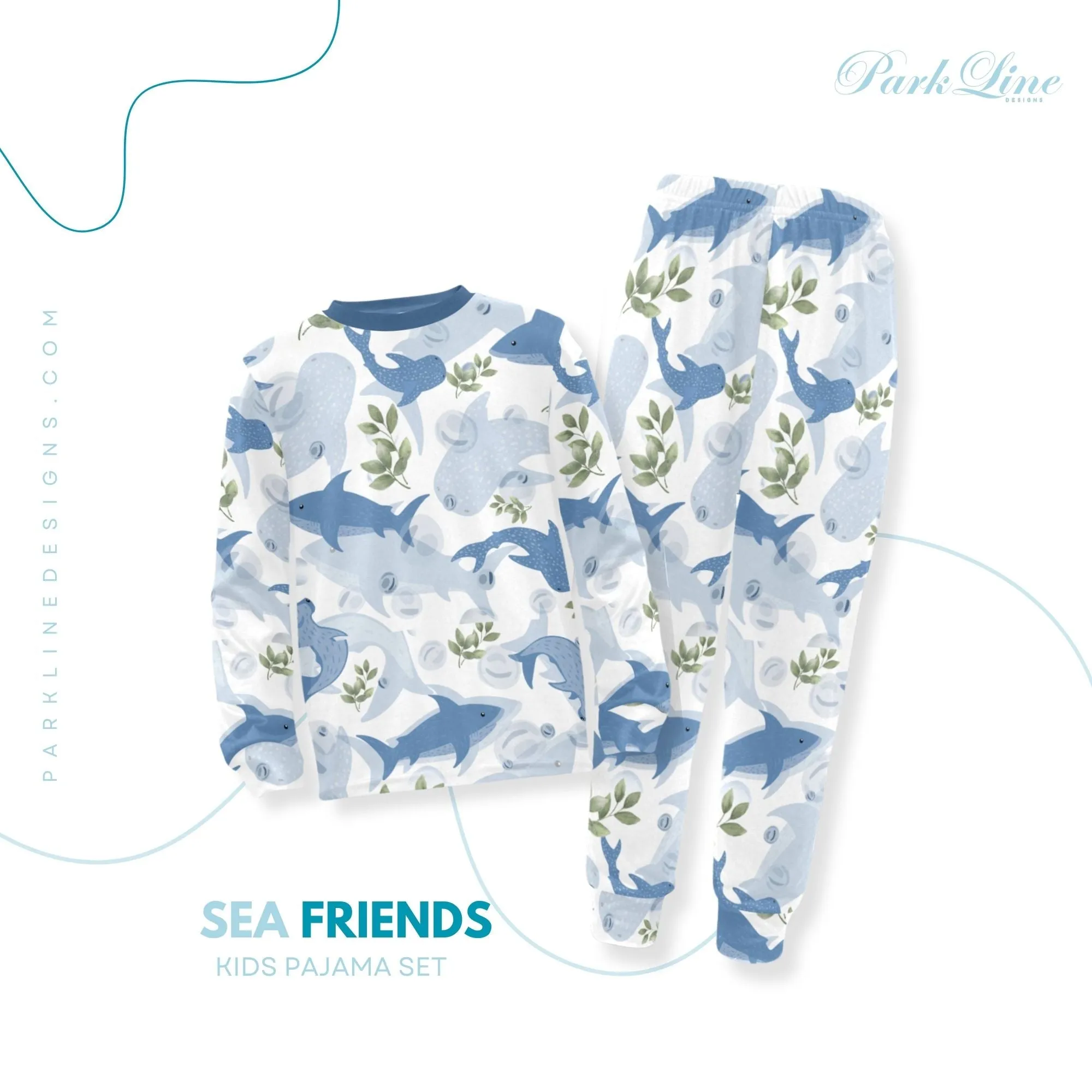 Orange Camo Boys' Pajama Set |  | Crew Neck Long Pajama Set | Soft Long Sleeve Sleepwear for Lounging and Relaxing