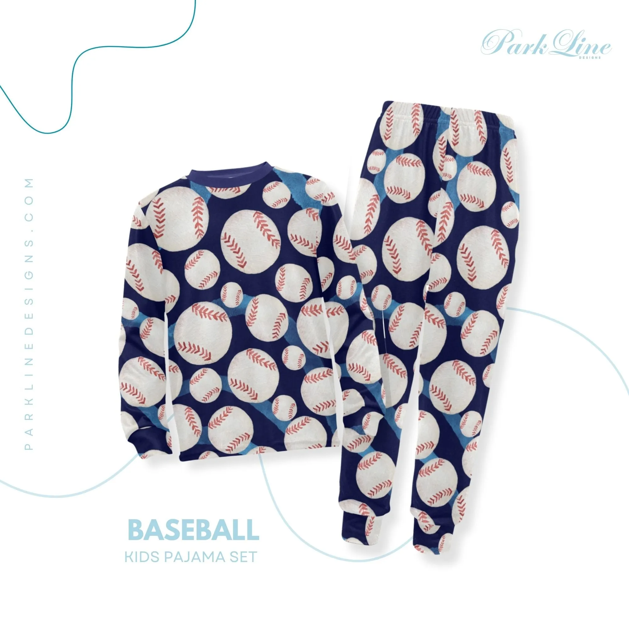 Orange Camo Boys' Pajama Set |  | Crew Neck Long Pajama Set | Soft Long Sleeve Sleepwear for Lounging and Relaxing