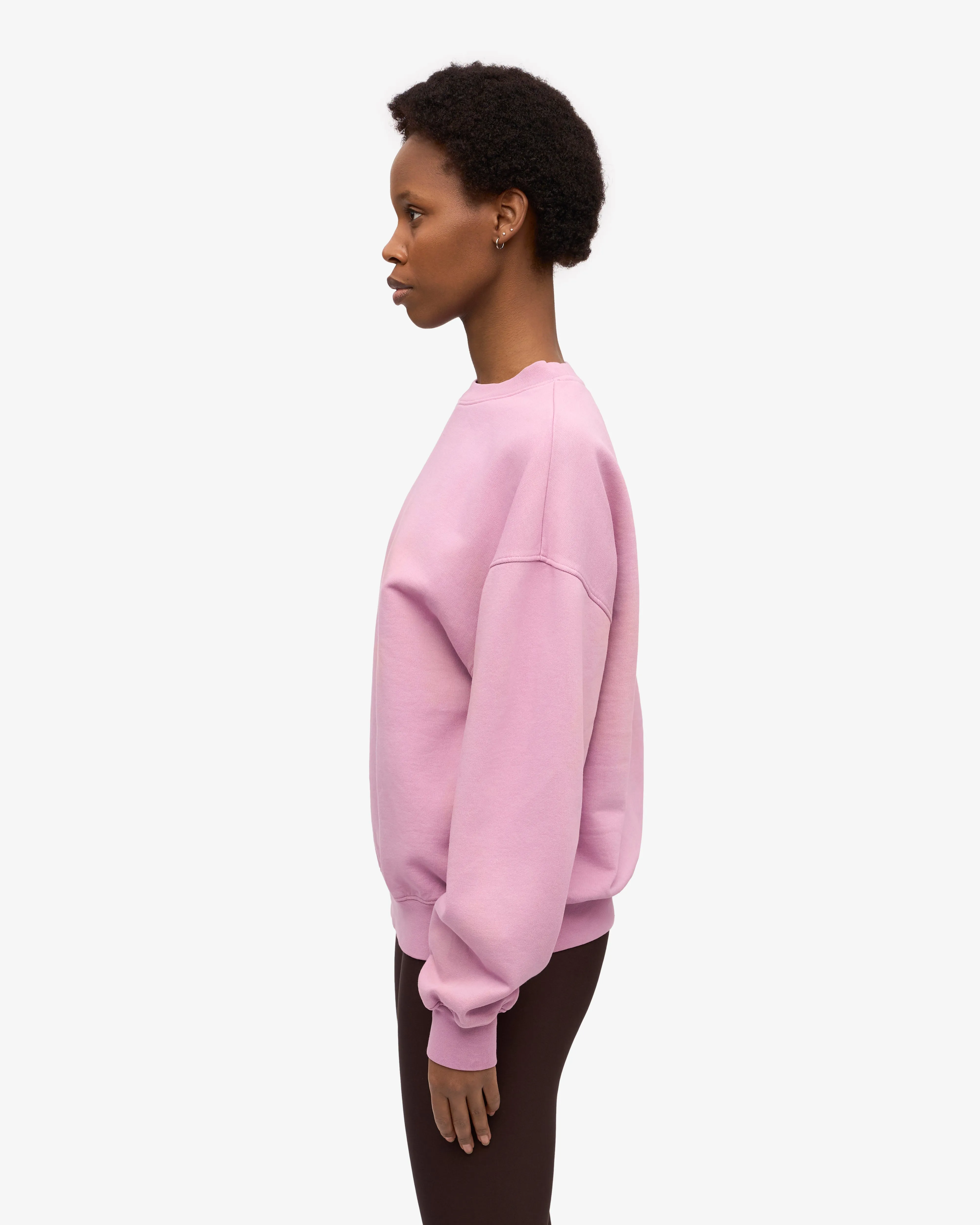 Organic Oversized Crew - Cherry Blossom