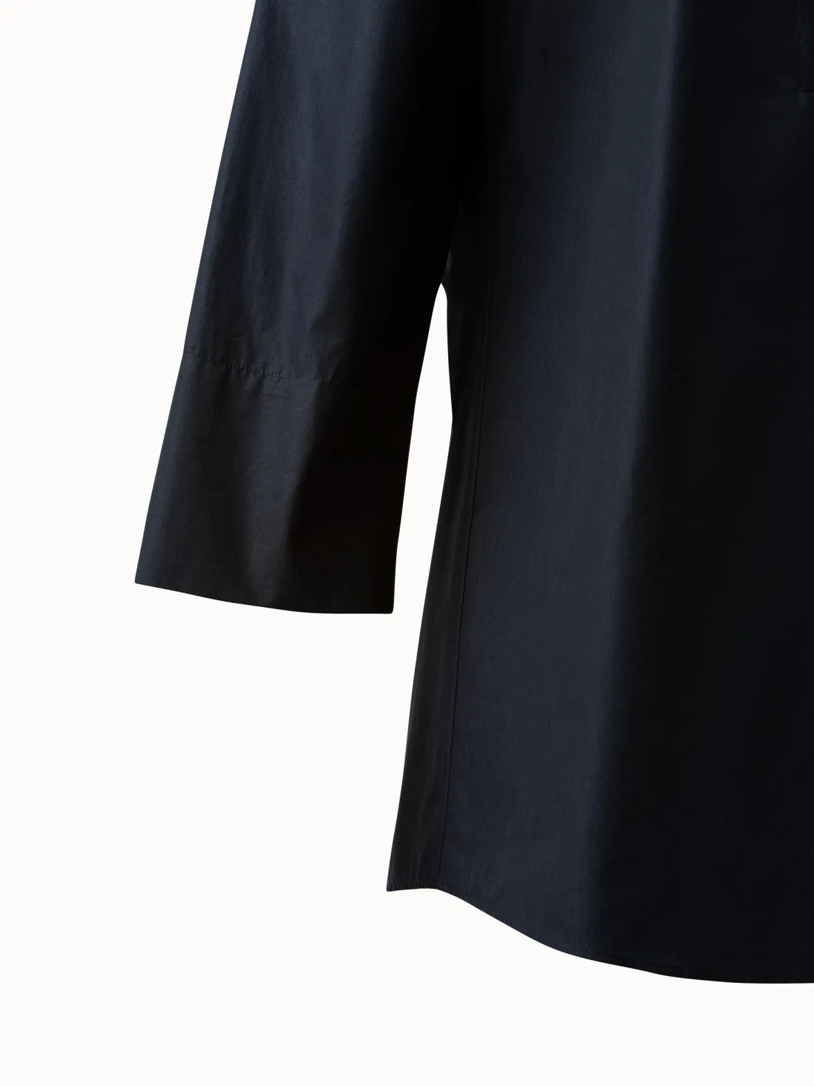 Oversized Shirt with Kimono Sleeves