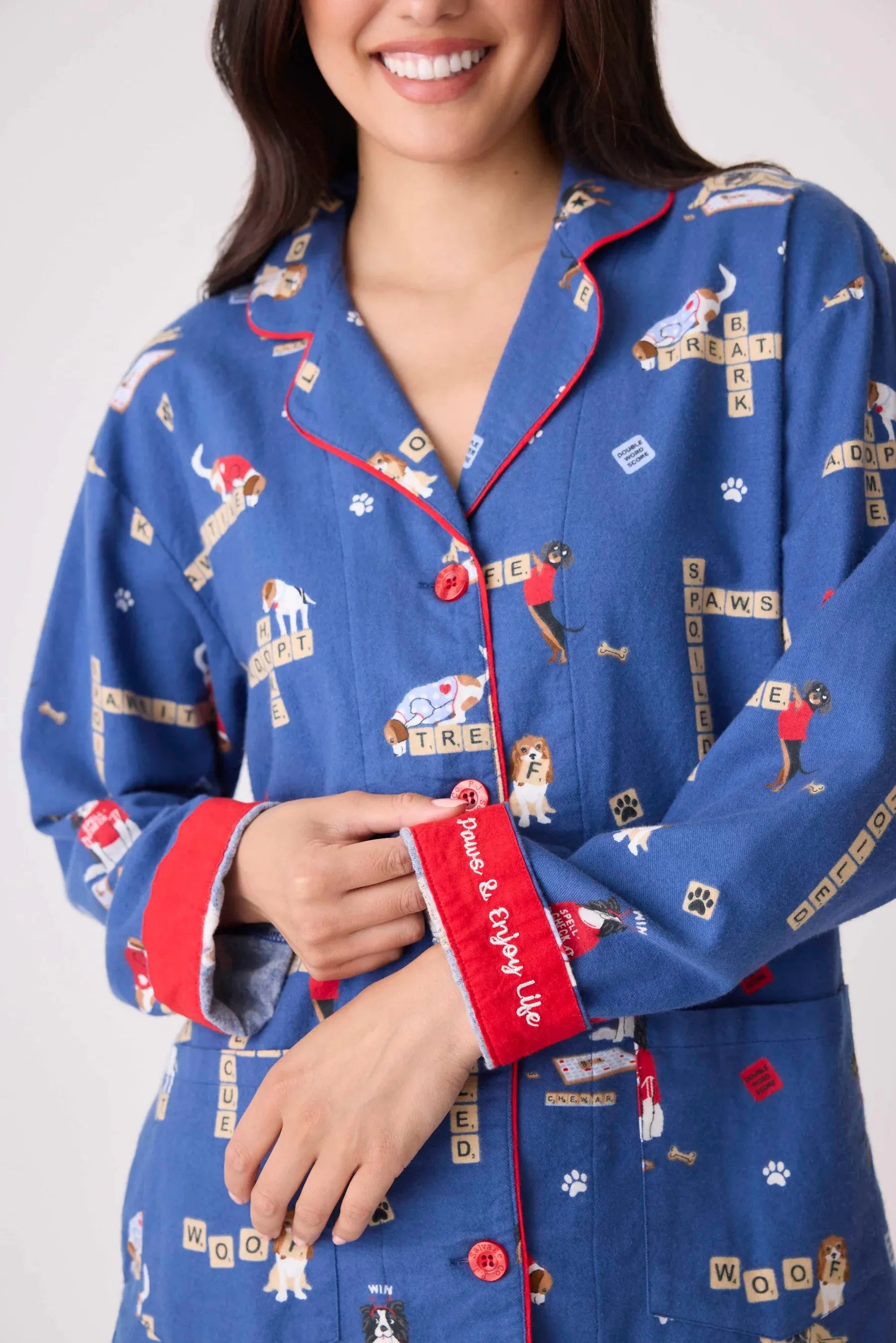 PJ Salvage Set-Dark Denim - Paws and Enjoy Life